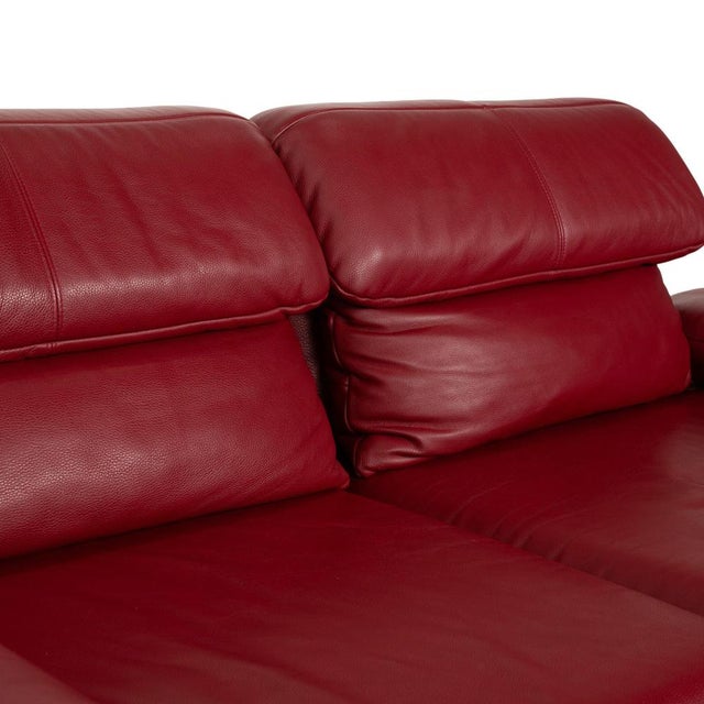 Plura Two-Seater Sofa in Leather from Rolf Benz For Sale - Image 10 of 18