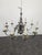Dutch 10-Light Chandelier in Tinned Brass For Sale - Image 3 of 11