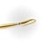 Modern Vintage 18k Gold Tiffany & Co. Feather Drop Earrings, Pair For Sale - Image 3 of 9