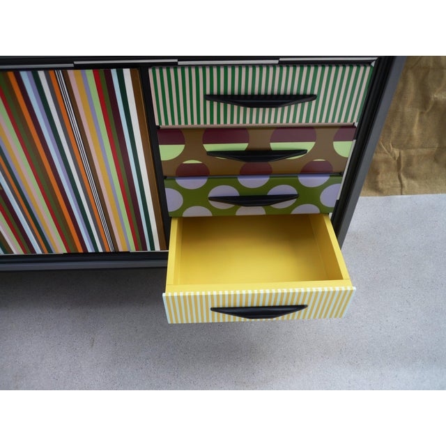 Vintage Chest of Drawers with Two Doors and Drawers, 1960s For Sale - Image 8 of 12