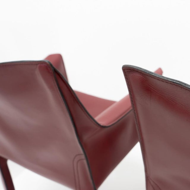 Cab Chairs by Mario Bellini for Cassina, 1990s, Set of 6 For Sale - Image 16 of 18