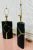 Postmodern Post Modern Clover Lamp Company Black & Brass Table Lamps - Set of 2 For Sale - Image 3 of 7