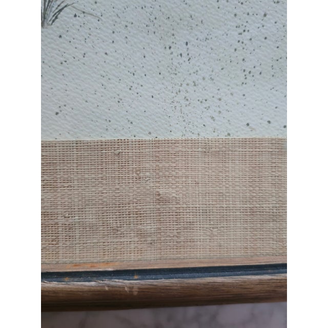 Mid 20th Century Signed Vintage Coastal Landscape Seascape Watercolor Painting With Beached Rowboat For Sale - Image 13 of 14