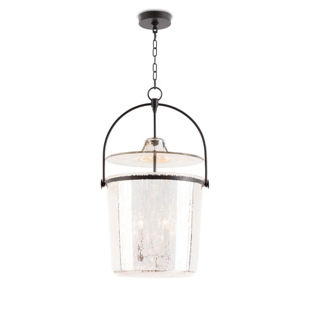 Emerson Bell Jar Pendant Small, Oil Rubbed Bronze For Sale In Detroit - Image 6 of 6