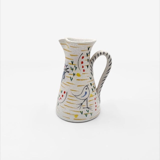 Modernist Rooster Pitcher from Fratelli Fanciullacci, 1950s For Sale - Image 9 of 11