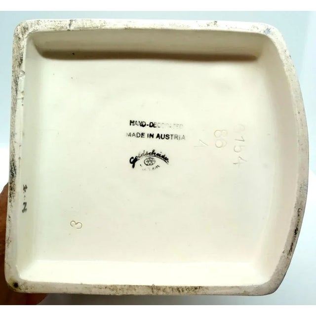 Beige Vienna Ceramics Sitting Lady with Two Dogs by Josef Lorenzl from Goldscheider, 1930s For Sale - Image 8 of 9