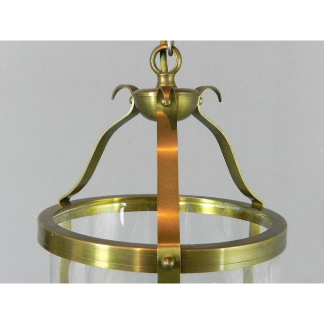 Vintage French Twin Light Hall Lantern, 1930s For Sale - Image 3 of 10