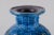 Vase in Rimini Blue Glazed Ceramic with Geometric Pattern by Aldo Londi for Bitossi, 1960s For Sale - Image 3 of 8