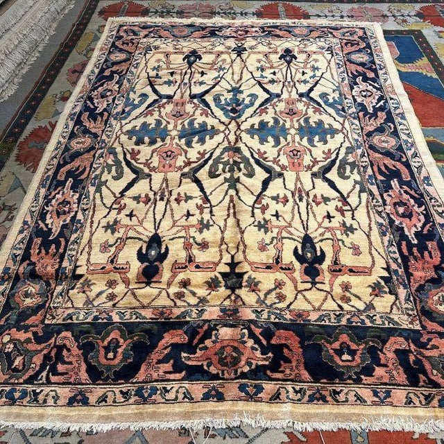 An Antique Agra Rug That Brings It All Together Some rugs have that rare ability to feel complete the moment you see...