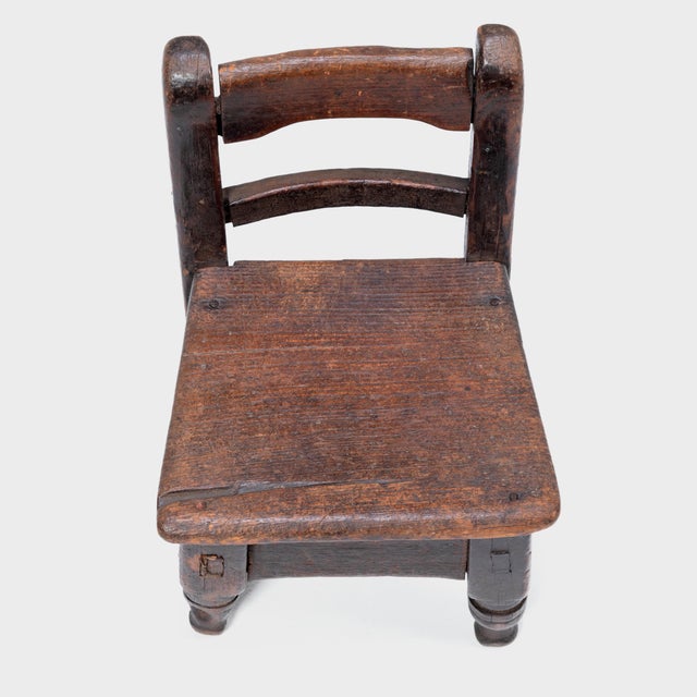 Early 20th Century Vintage Guatemalan Child's Chair, C. 1900 For Sale - Image 5 of 6