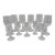 Set of 11, Baccarat France "Longchamps" Pattern Sherry & Cordial Glasses For Sale
