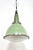 Green Vintage Enamel Pendant Lamp, 1950s For Sale - Image 8 of 9