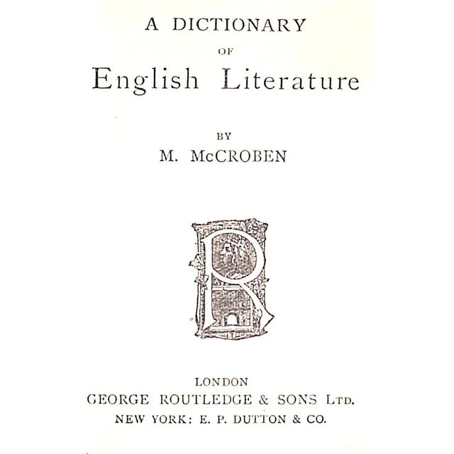Traditional Early 20th Century Gold-Tooled Leather Bound Miniature Dictionaries and Matching Atlas- Set of 6 For Sale - Image 3 of 12