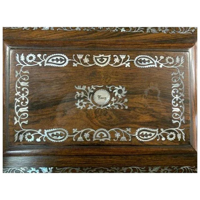 Inlaid Mother Of Pearl Box For Sale In Denver - Image 6 of 11