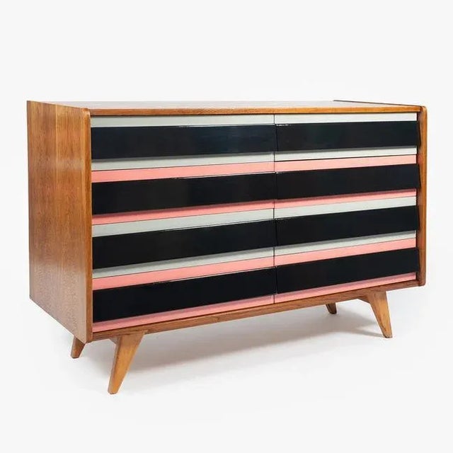 1960s Model U-453 Chest of Drawers by Jiří Jiroutek For Sale - Image 5 of 10