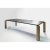 Work extruded table by ben gorham. Materials: top: antracite/nero ferro/nero rt 9822/ peltro metal and concrete structure:...