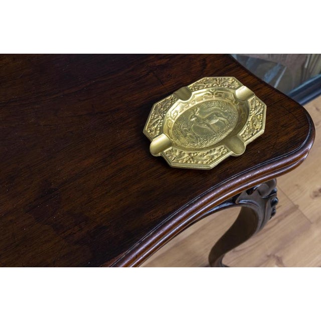 French Cast Bronze Ashtray with Stag Motif, 1950s For Sale - Image 13 of 18