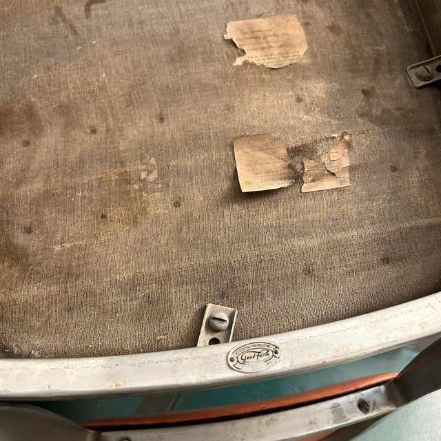 Set of 4 Rare Design GoodForm Aluminum Chairs Industrial Art Deco For Sale - Image 9 of 12