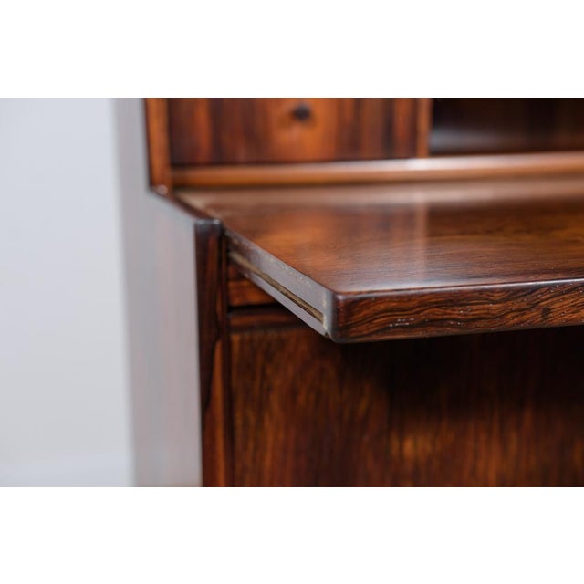 Mid-Century Rosewood Shelf with Pull-Out Top, 1960s For Sale - Image 16 of 18