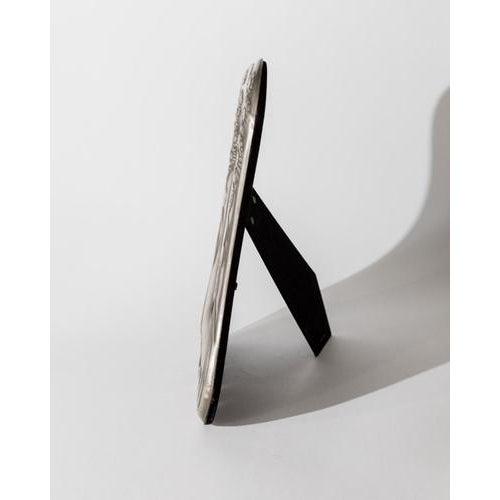 Vintage Art Deco Silver Plated Picture Frame, 1970s For Sale - Image 4 of 11