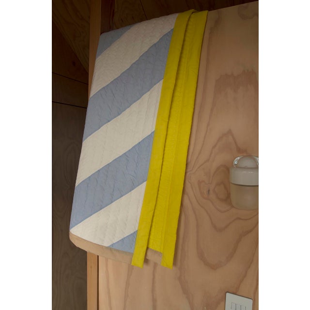 Small Diagonal Quilt by Granite + Smoke For Sale - Image 4 of 9