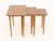 Brown Modern Walnut Nesting Tables, 3 For Sale - Image 8 of 9