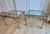Chrome Pair of 1970s Maison Jansen / Mastercraft Style Chrome and Brass Side Tables With Beveled Glass For Sale - Image 8 of 10