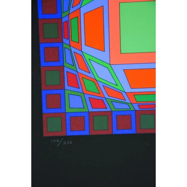 Victor Vasarely, Microcosmos, 1979, Silkscreen For Sale - Image 6 of 8