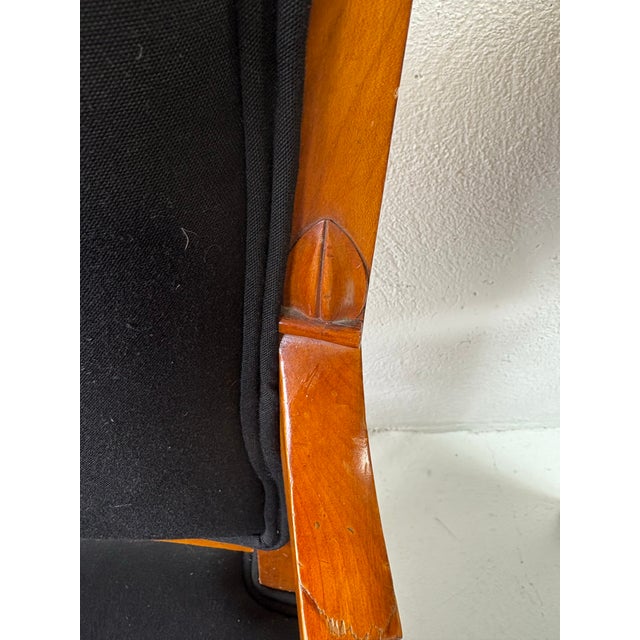 Textile Antique Scandinavian Biedermeier Armchairs/a Pair For Sale - Image 7 of 12