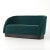 Mid-Century Modern Ward Bennett Style Mid Century Green Velvet Sofa Settee For Sale - Image 3 of 10