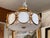 Hollywood Regency Golden Rings Semi-Flush Mount For Sale - Image 3 of 12