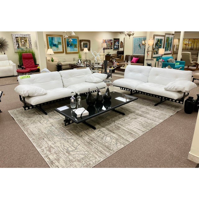 Poltrona Frau 3-Piece Ouverture Leather Configurable Sofa/Sectional Set For Sale - Image 9 of 18