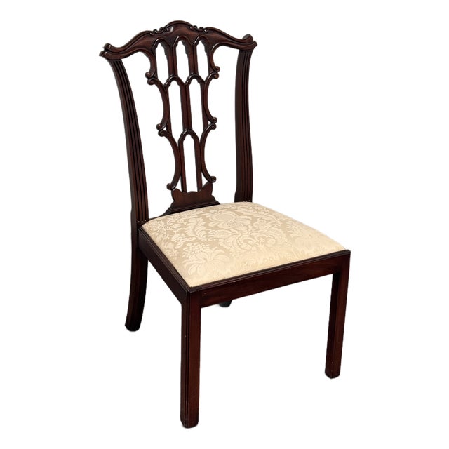 Henkel Harris Chippendale Side Chair, Style No. 1228 For Sale