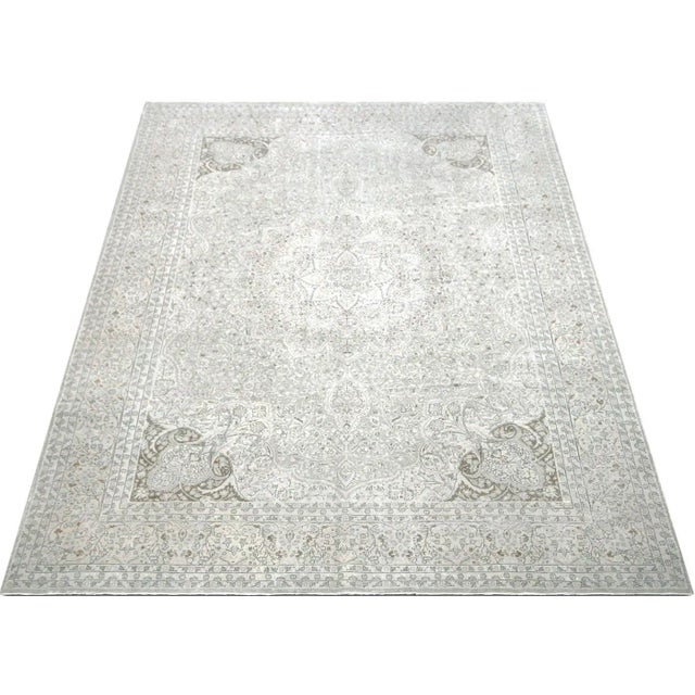 1960s Turkish Oushak Rug For Sale In Los Angeles - Image 6 of 7