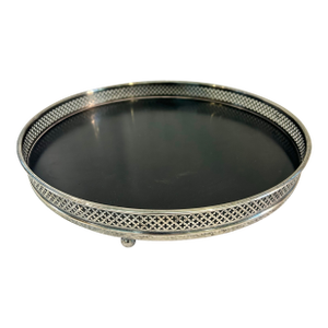 1950’s Charles Beller New York Silver Plate 12”Gallery Tray