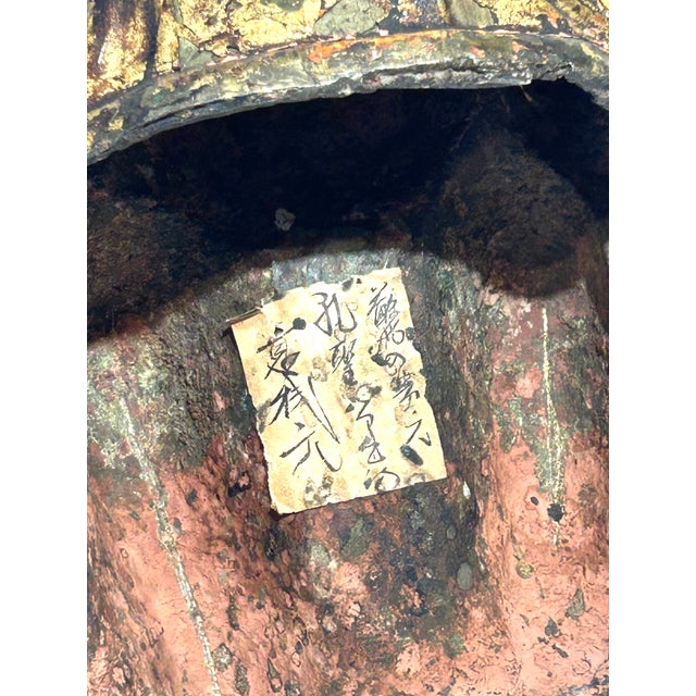 Metal c.16th Century Chinese Ming Dynasty Bronze of Taoist Immortal For Sale - Image 7 of 12