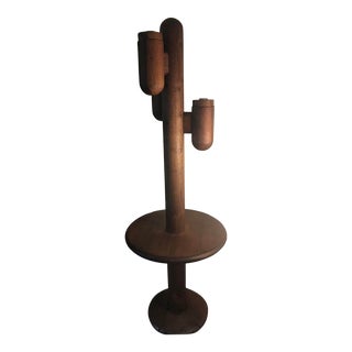 1970s Cactus Floor Lamp With Table For Sale