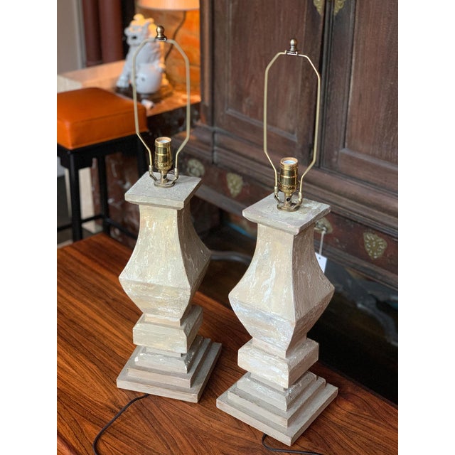 1920s French Baluster Table Lamps - A Pair For Sale - Image 4 of 15