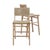 Contemporary Matthew Izzo Home Astrid Cerused Oak Counter Stool With Woven Back and Rush Seat For Sale - Image 3 of 7