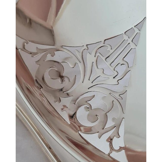 Gold Sterling Silver Cake Stand from Walker & Hall, Sheffield, 1920 For Sale - Image 8 of 12