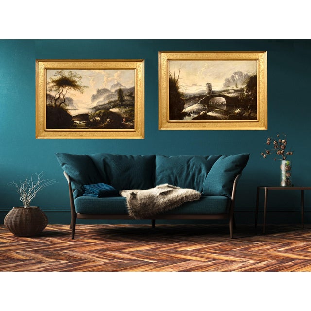 Hans De Jode, Winter Landscape, 1650, Oil on Canvas For Sale - Image 14 of 14