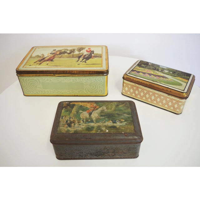 Vintage Tin Boxes from Industria Ligure Lombarda SRL, 19​​60s, Set of 3 For Sale - Image 12 of 12