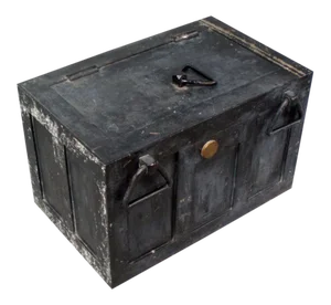 Iron Strong Box Treasure Chest