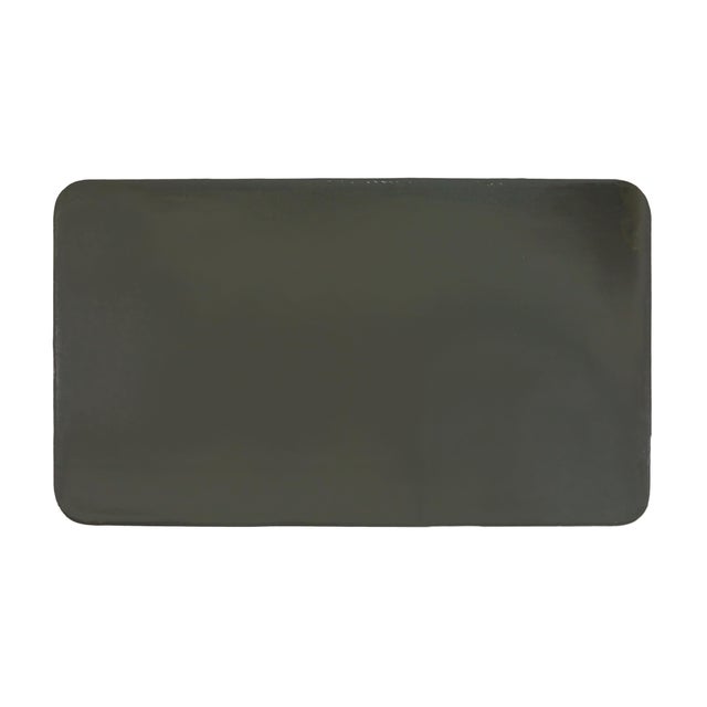 This stylish faux alligator lacquer serving tray features an elongated rectangular shape with rounded corners and a raised...