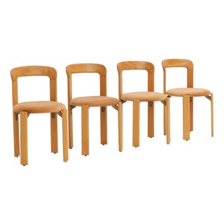 Chairs 3300 by Bruno Rey for Dietiker Switzerland, 1970s, Set of 4 For Sale