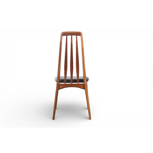 Mid 20th Century Set of Eight Nils Koefoed "Eva" Highback Dining Chairs in Teak For Sale - Image 10 of 13