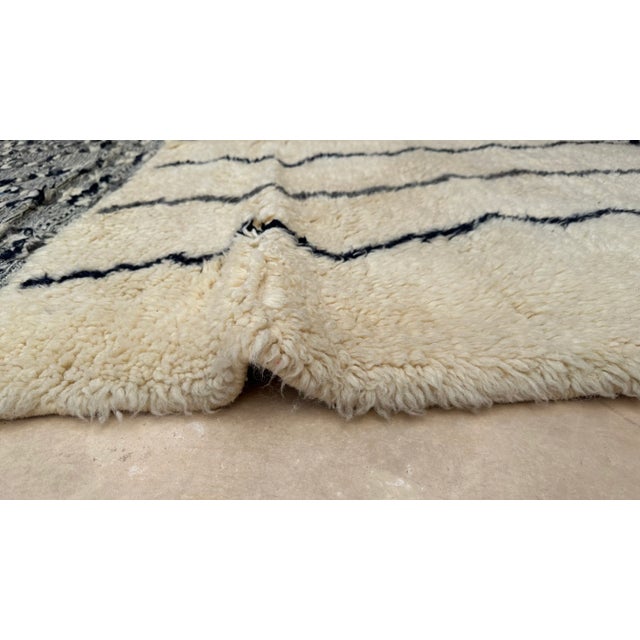 Beni Ourain Rug - 7'6" X 10'5" Ft For Sale - Image 10 of 10