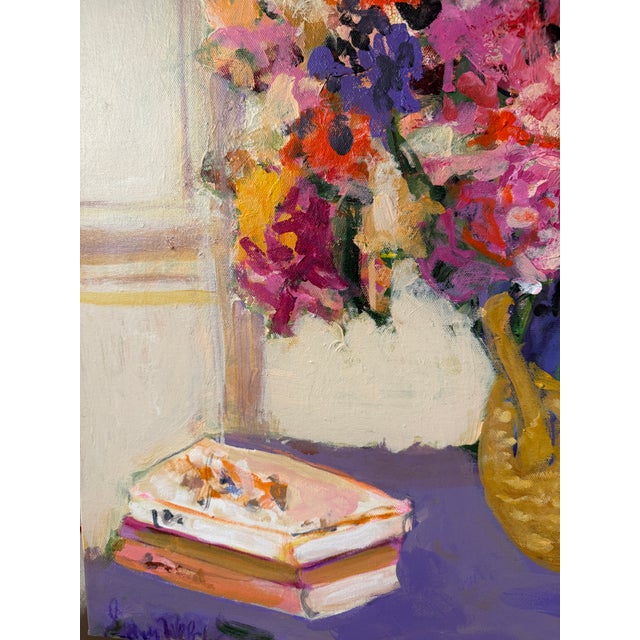 Impressionist A Gentle Moment Impressionist - Unframed For Sale - Image 3 of 3