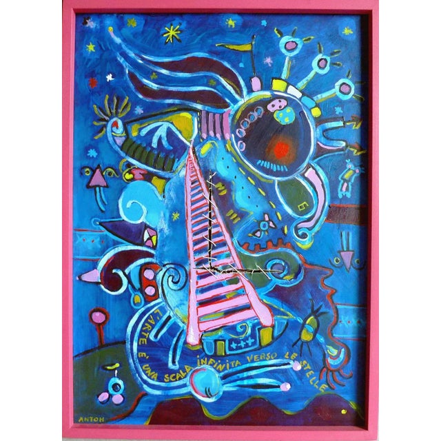 Acryl on canvas Antoh (Antonio Mansueto) lives in Milano and was born in Naples in 1960. He has exhibited in Italy,...