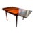 Mid-Century Modern Poul Hundevad for Hundevad & Co. (Hu) Expanding Teak Dining Table and Two Matching Woven Paper Cord Chairs. Made in Denmark. For Sale